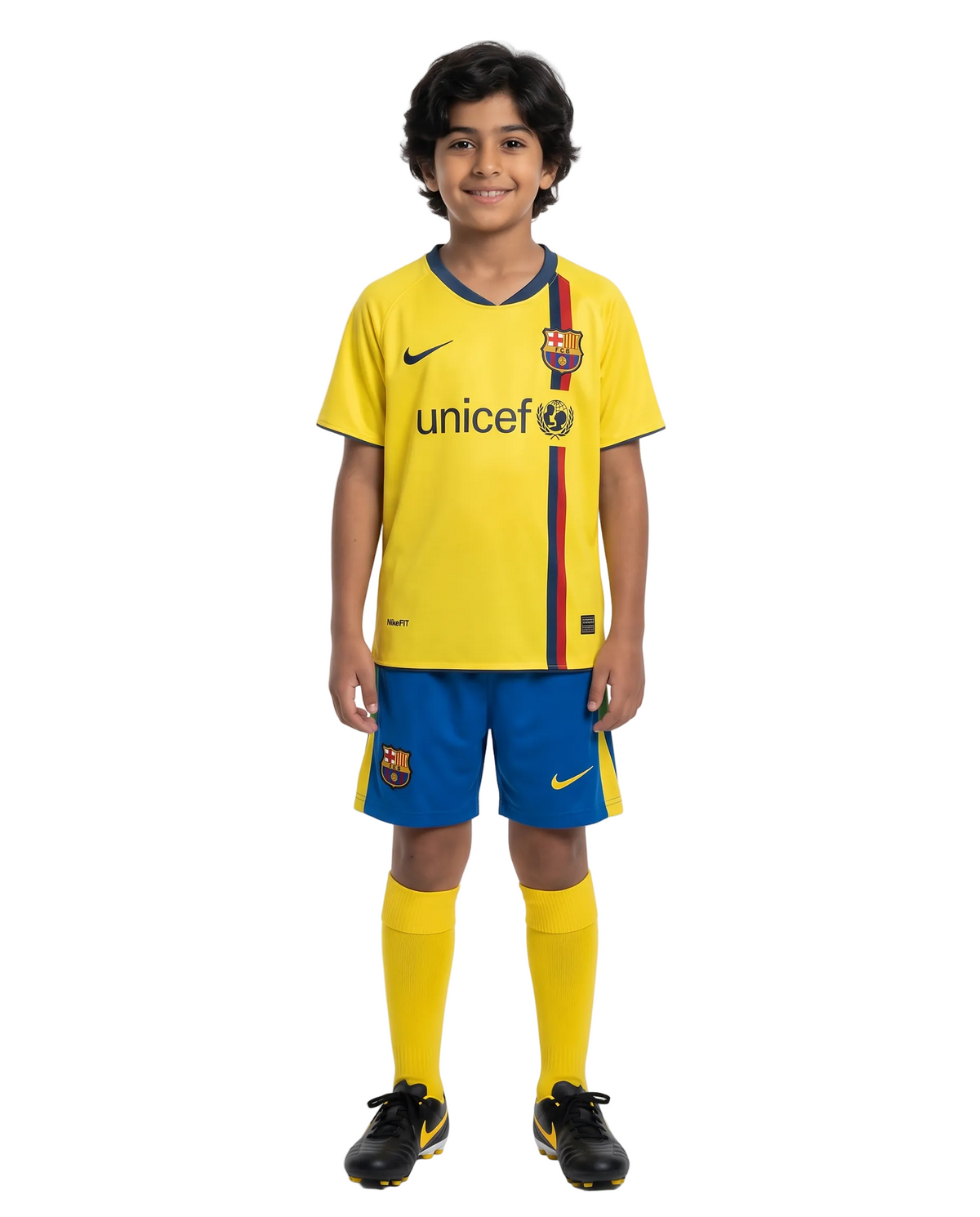 Barcelona Away 08/09 Kids Retro Kit