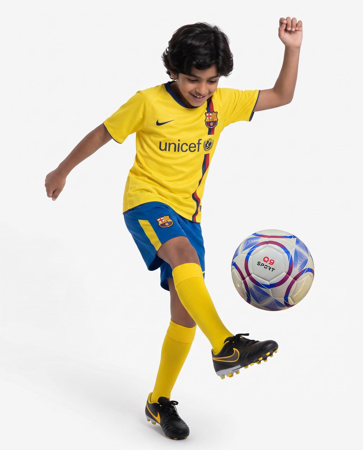 Barcelona Away 08/09 Kids Retro Kit