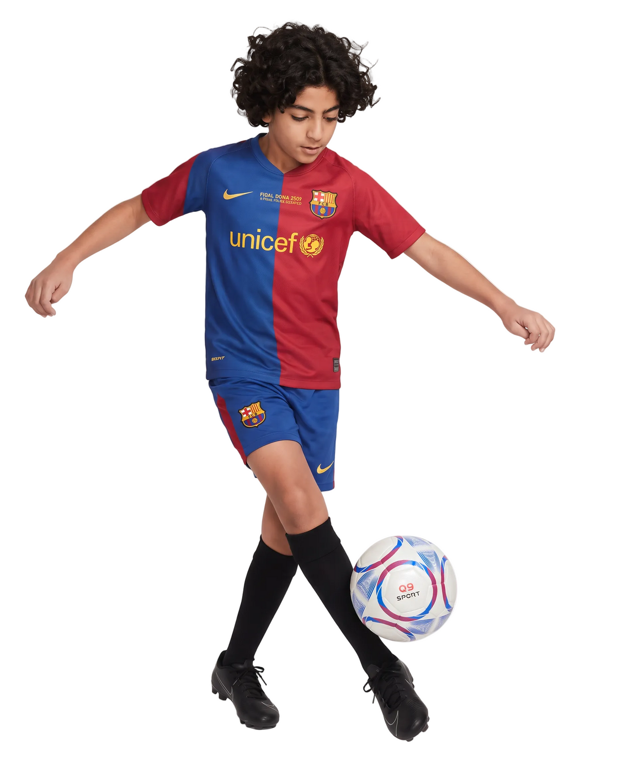 Barcelona Home 08/09 Kids Retro Kit