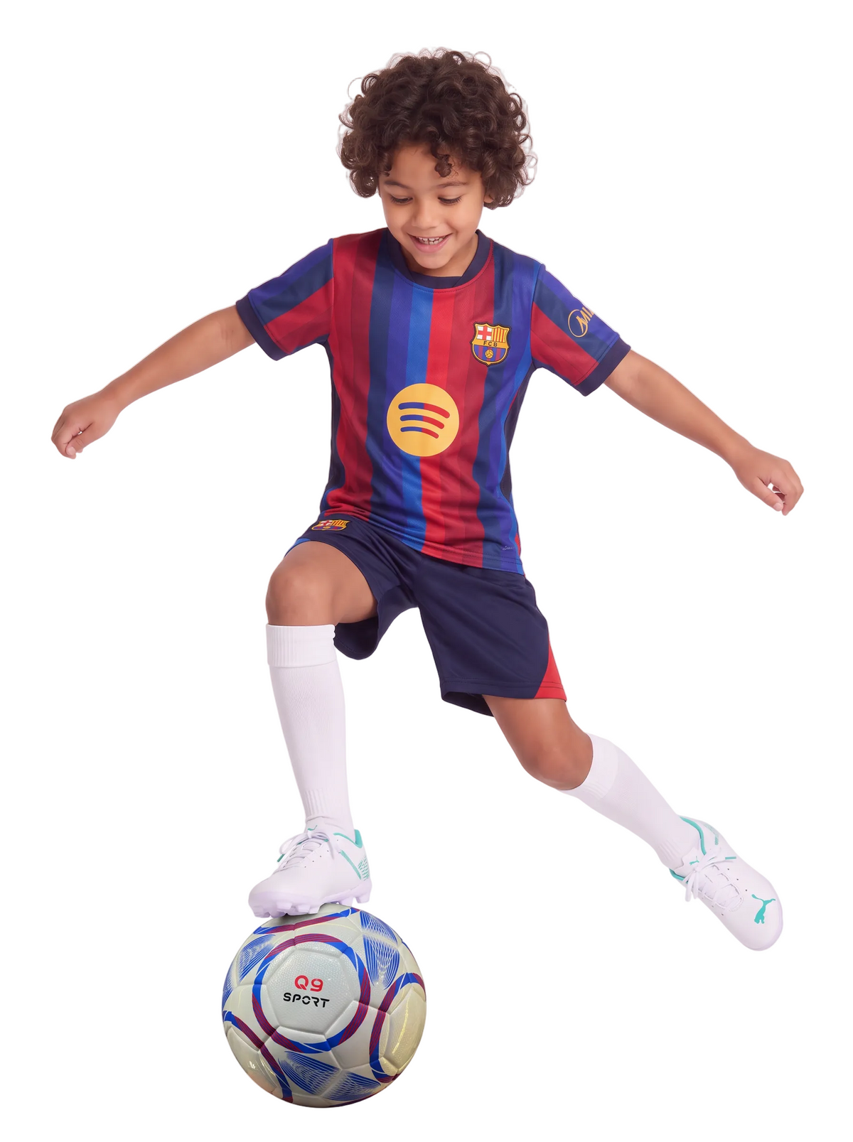 طقم برشلونة الأساسي للأطفال 26/27