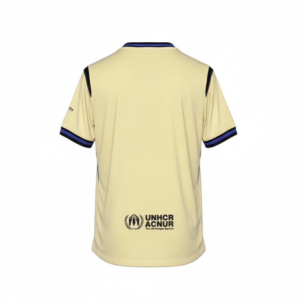Barcelona Away 25/26 Fan Edition Jersey back view