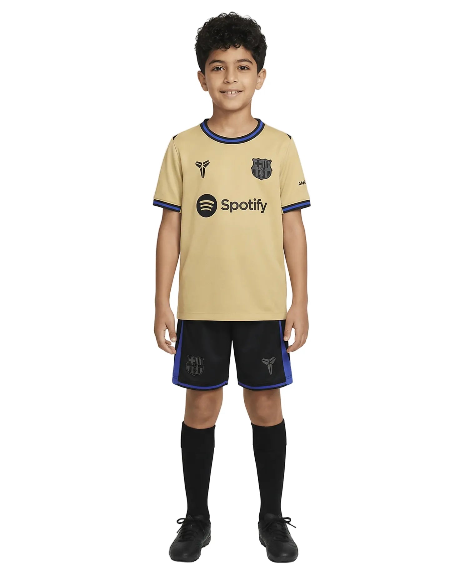 Barcelona Away 25/26 Kids Kit front view