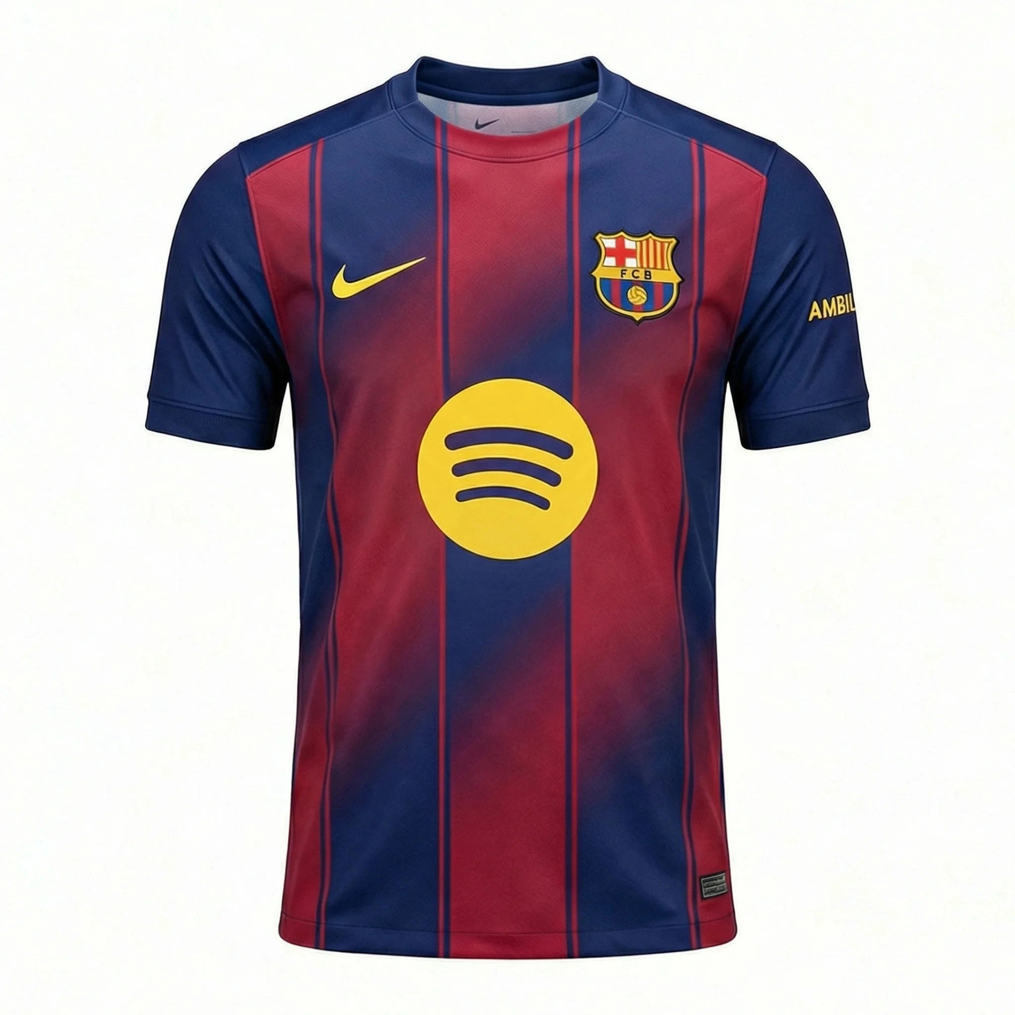Barcelona Home 25/26 Fan Edition Jersey front view
