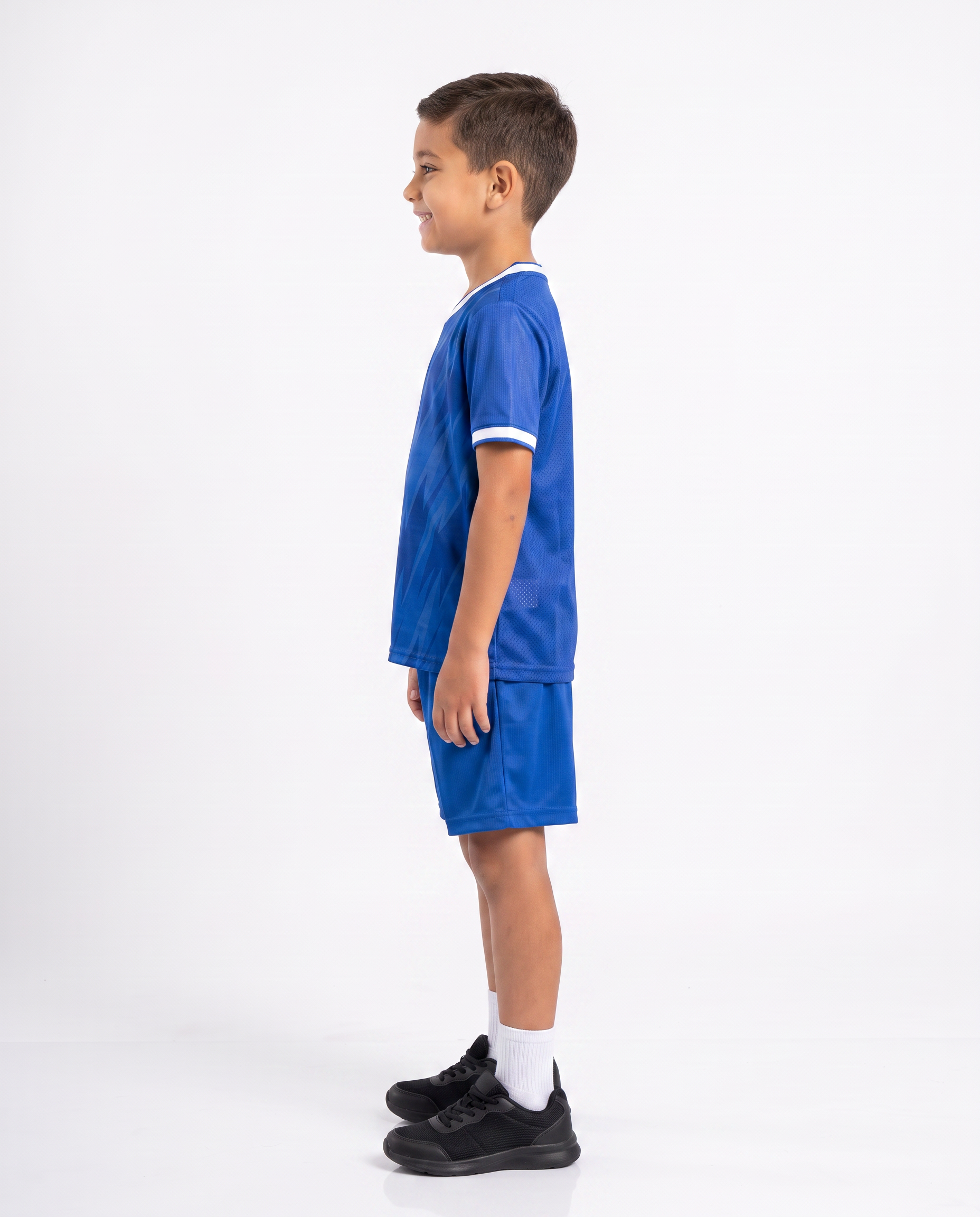 Blue Football Kids Kit (T-Shirt + Shorts) by Q9 Sport – product image 3