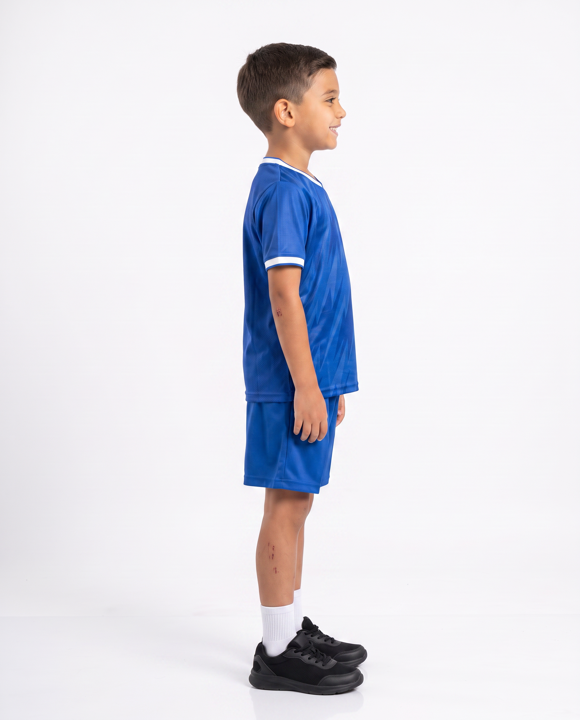 Blue Football Kids Kit (T-Shirt + Shorts) by Q9 Sport – product image 2