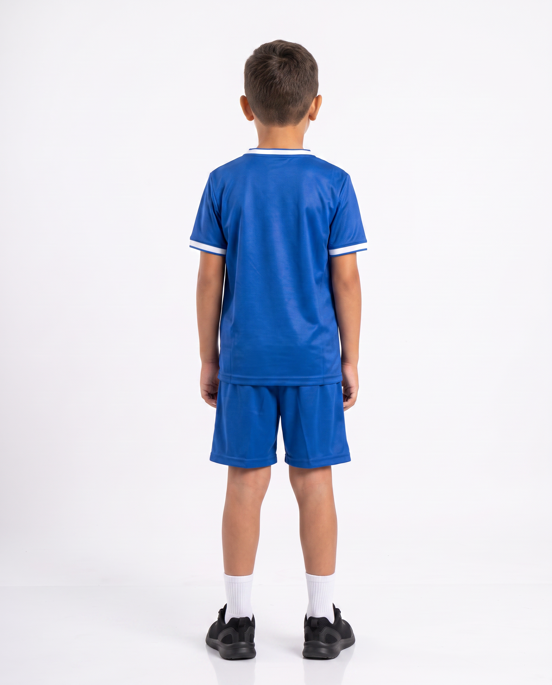 Blue Football Kids Kit (T-Shirt + Shorts) by Q9 Sport – product image 4