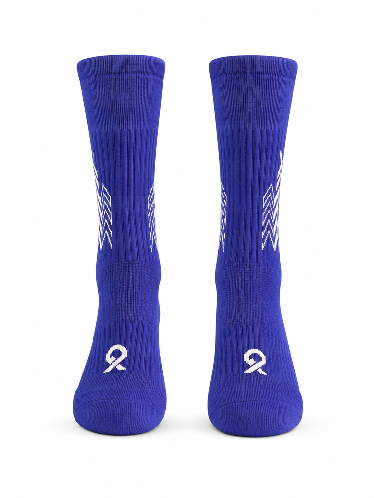 Q9 Sport Anti-Slip Kids Socks - Dark Blue #Color_Dark Blue