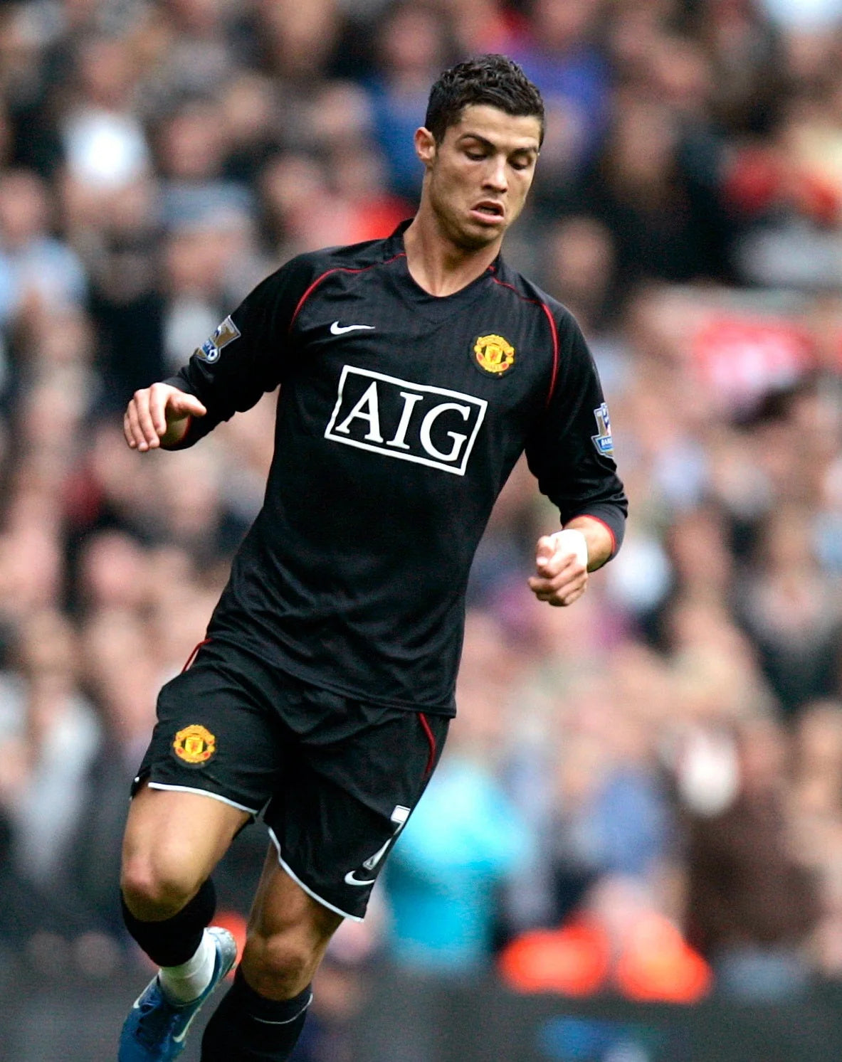 Manchester United Away 07/08 Long Sleeve Retro Jersey