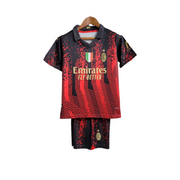 Ac Milan Away 23/24 For Kids With Socks Without Logo
