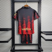 Ac Milan Away 23/24 For Kids With Socks Without Logo