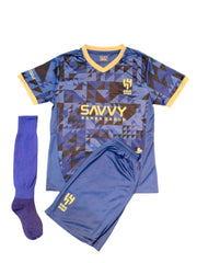 Al Hilal Home 24/25 Kids Kit with Socks Without Logo