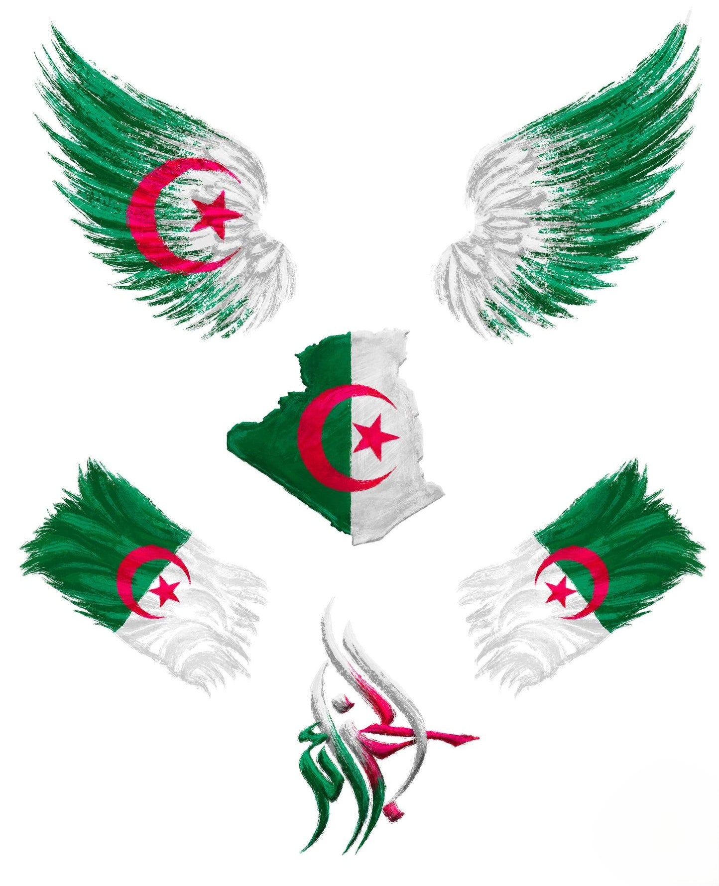 ALGERIA CHEER STICKER