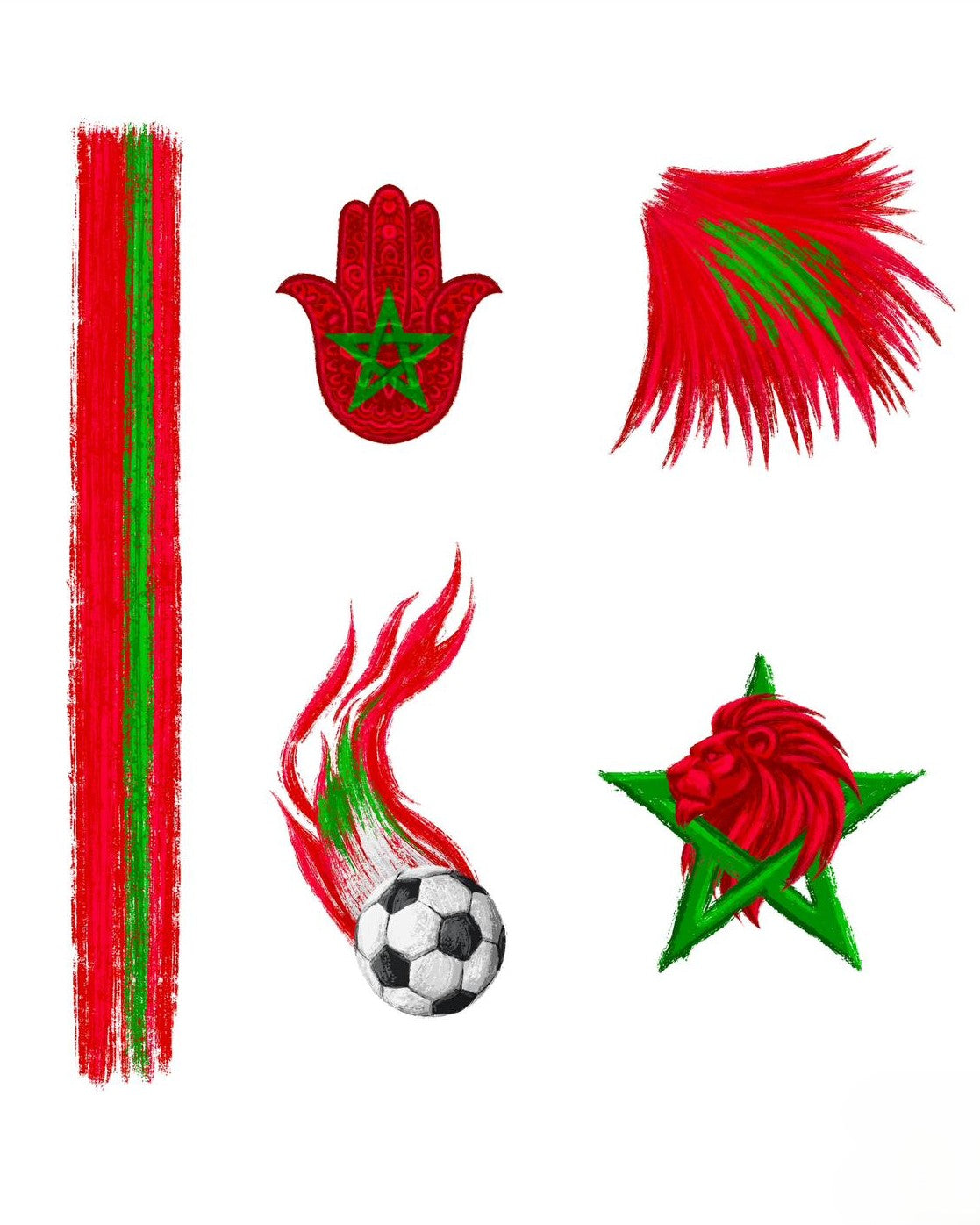 MOROCCO CHEER STICKER