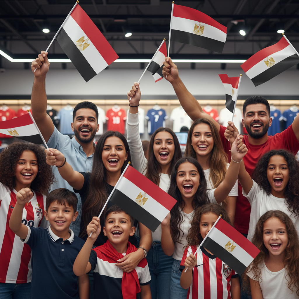 Egypt Handheld Flag