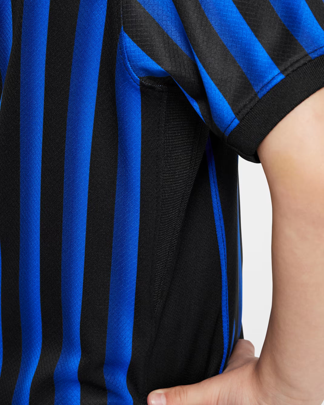 Inter Milan Home 25/26 kids kit breathable fabric detail