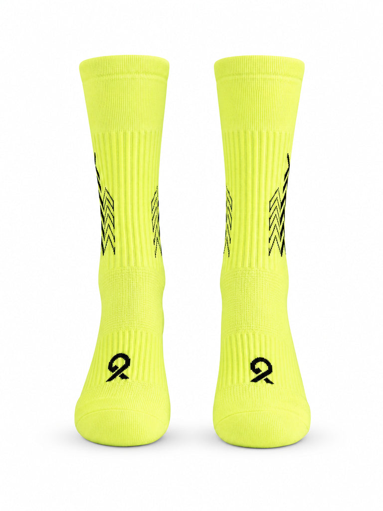 Q9 Sport Anti-Slip Kids Socks - Light Green #Color_Light Green