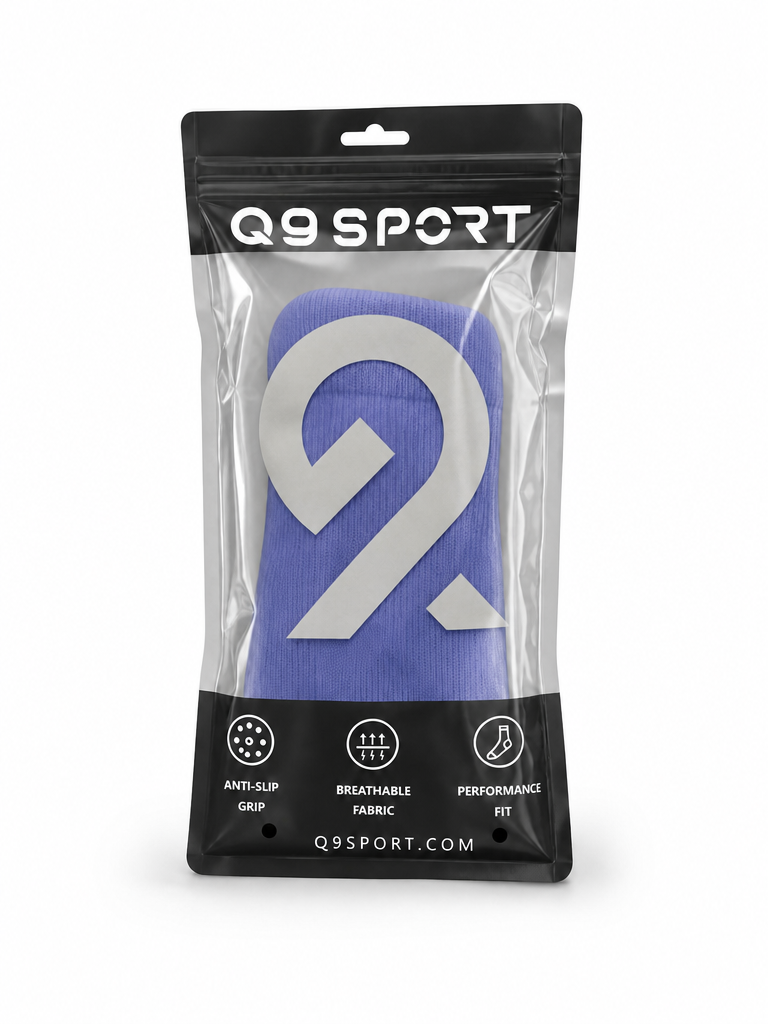 Q9 Sport Anti-Slip Kids Socks - Light Blue #Color_Light Blue