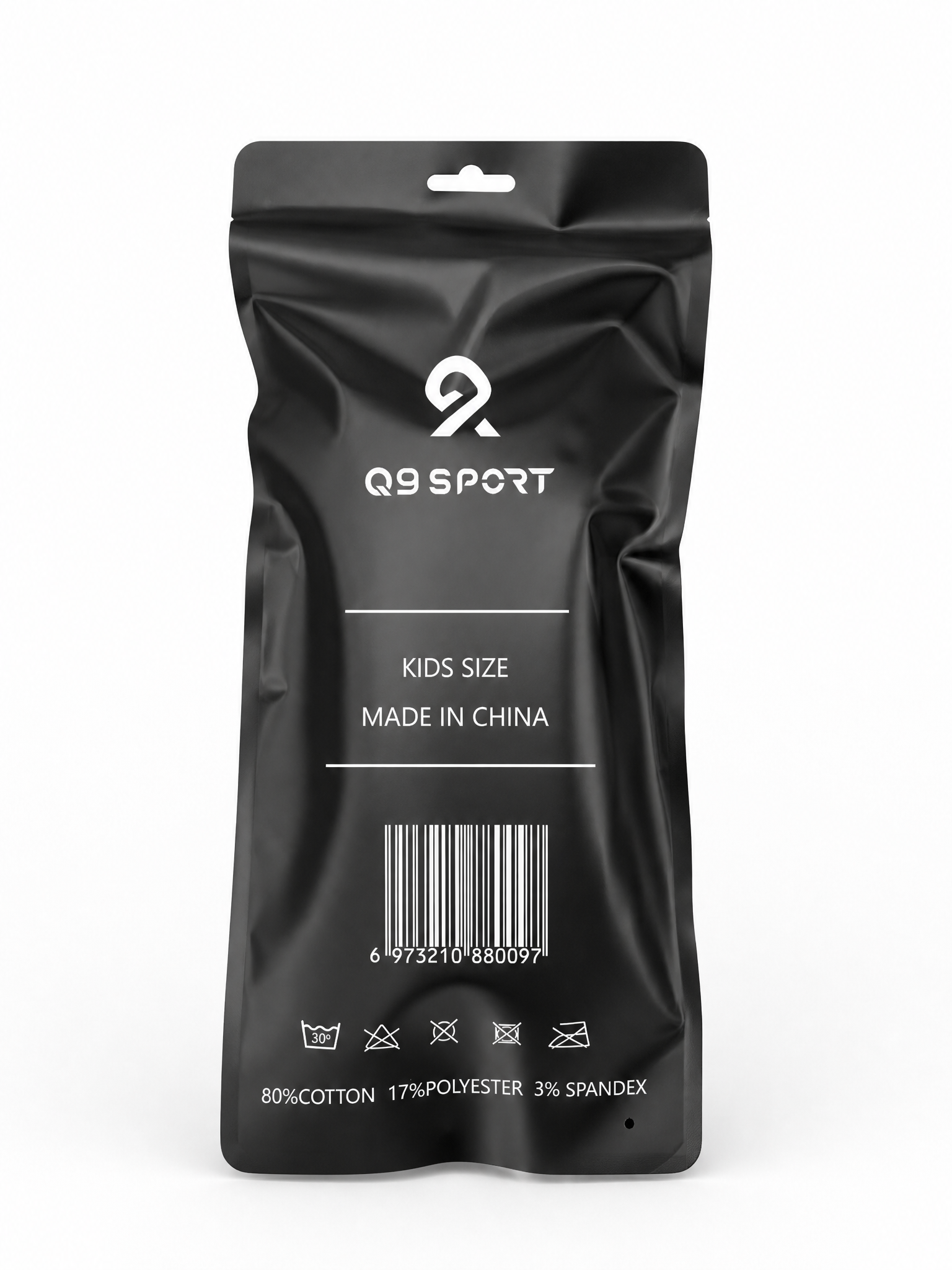 Q9 Sport Anti-Slip Kids Socks - Light Blue #Color_Light Blue