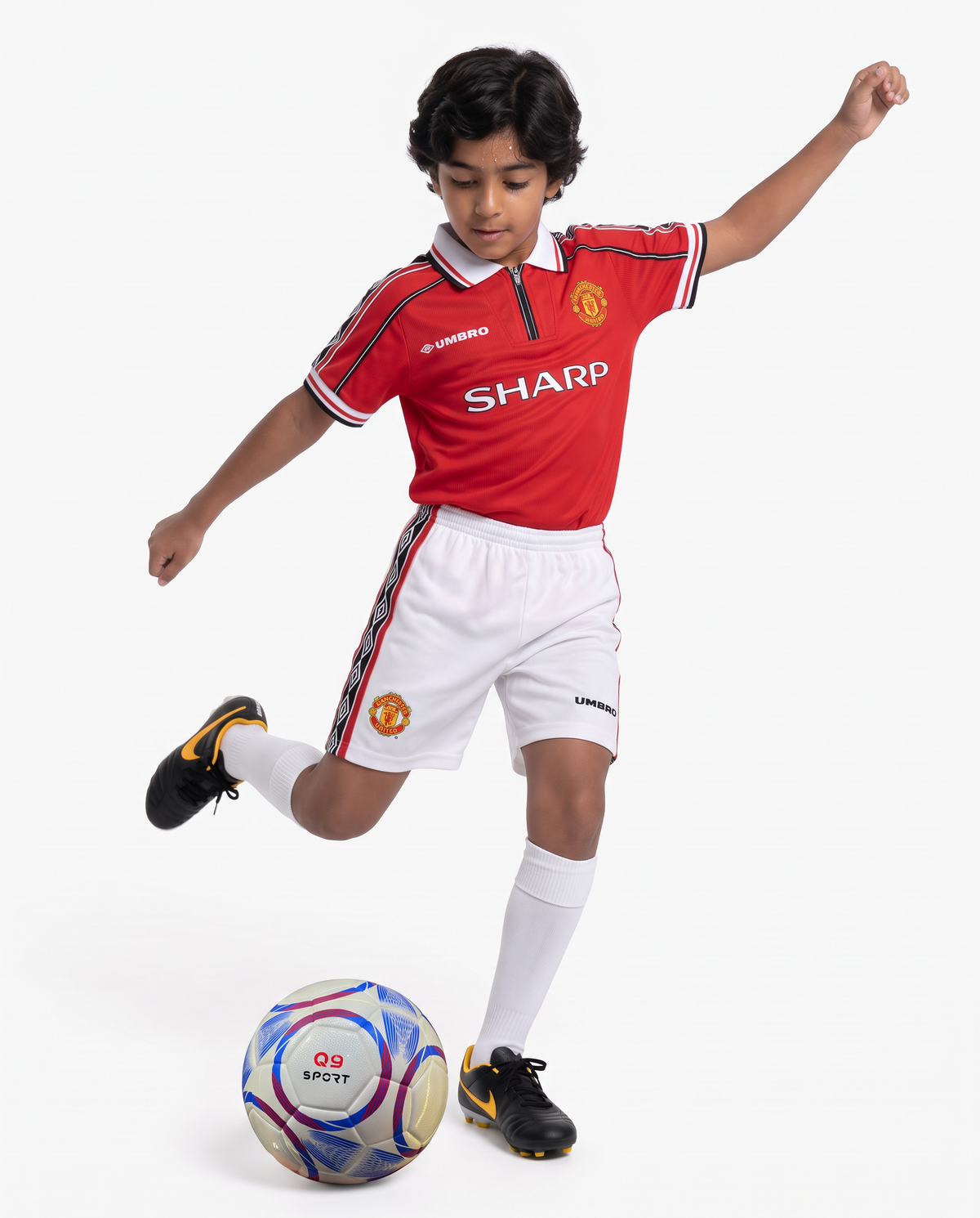 Manchester United Home 98/99 Kids Retro Kit
