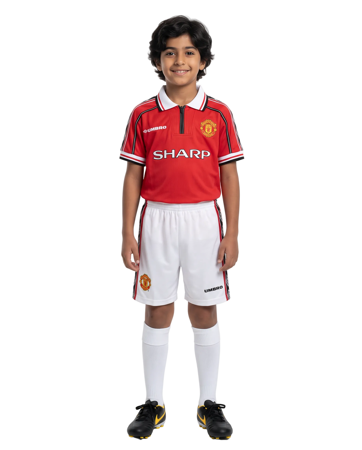 Manchester United Home 98/99 Kids Retro Kit
