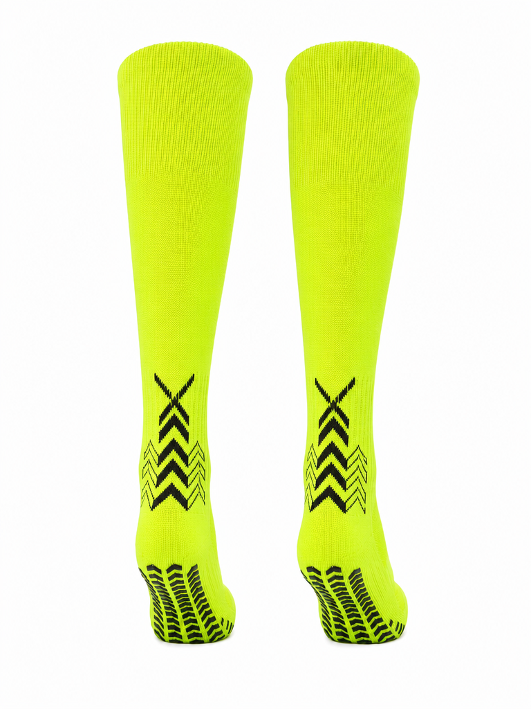 Q9 Sport Anti-Slip Kids Socks - Light Green #Color_Light Green