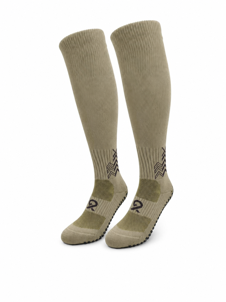 Q9 Sport Anti-Slip Kids Socks - Olive #Color_Olive