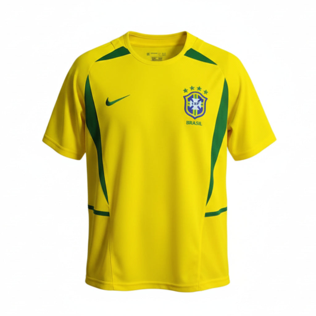 Brazil Home 2002 Retro Jersey