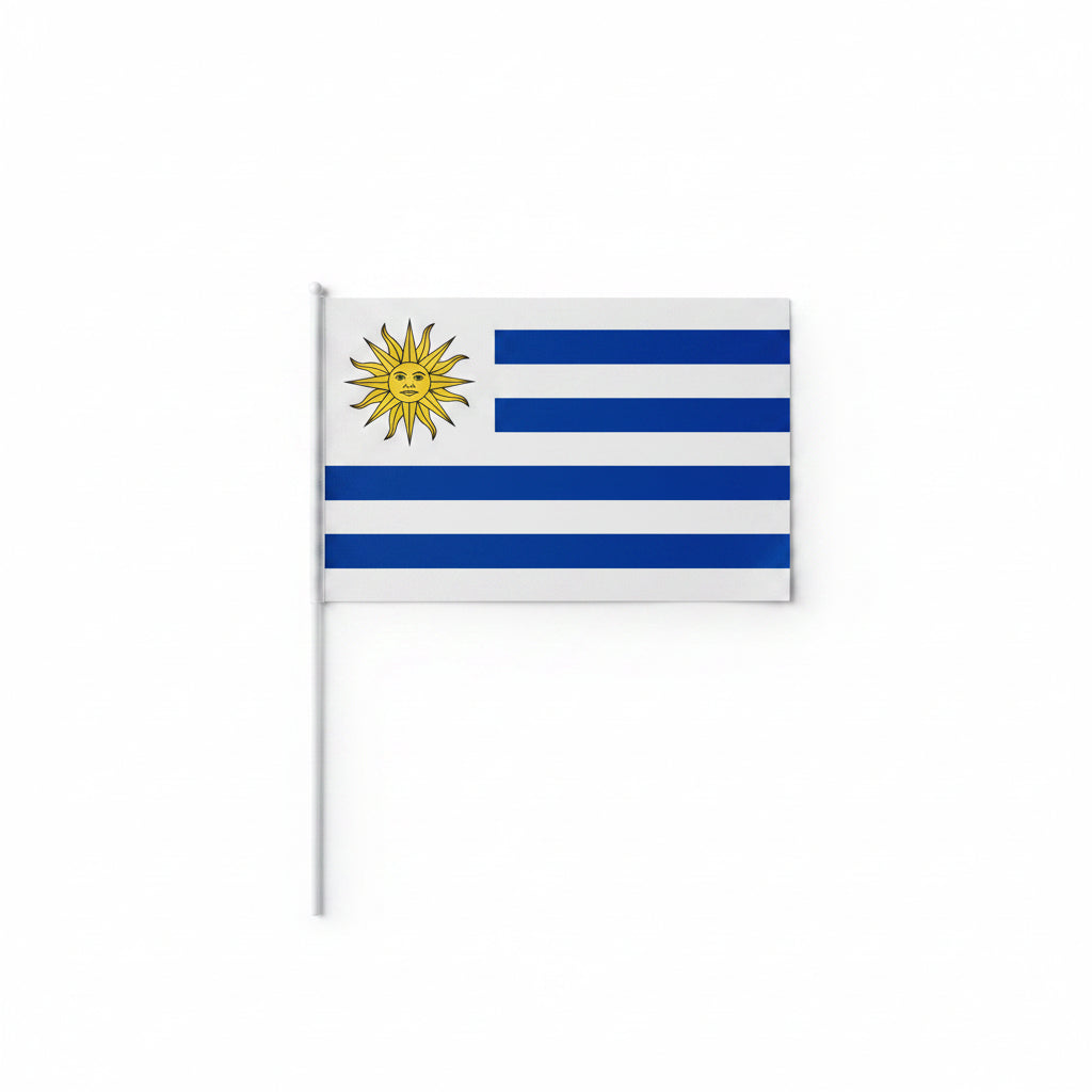 Uruguay Handheld Flag - Q9 Sport World Cup Accessories
