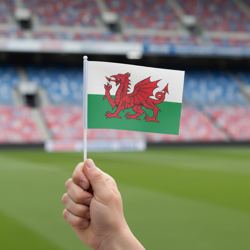 Wales Handheld Flag