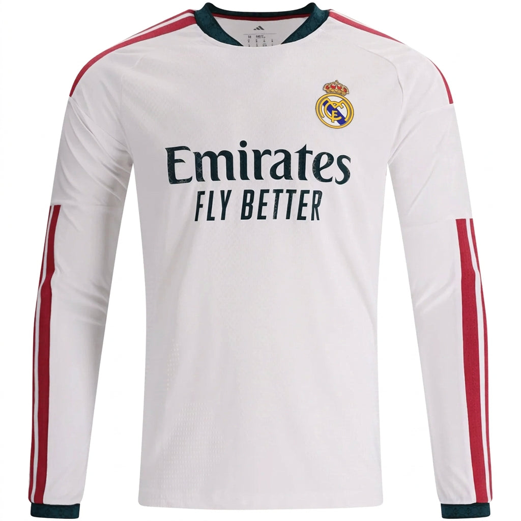 Real Madrid Home 26/27 Long Sleeve Jersey