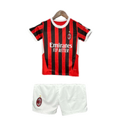 Ac Milan Home 24/25 For Kids With Socks Without Logo