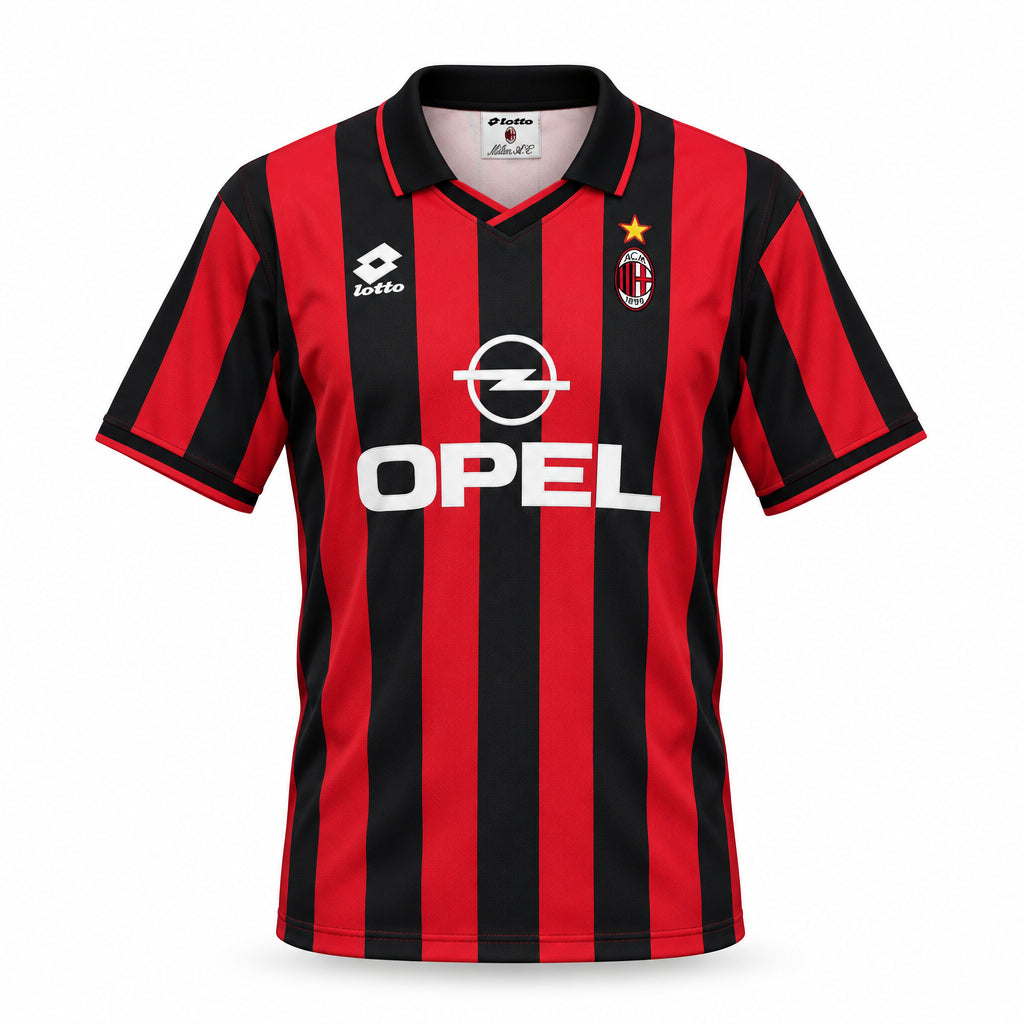AC Milan Home 95/96 Fan Edition Jersey red and black