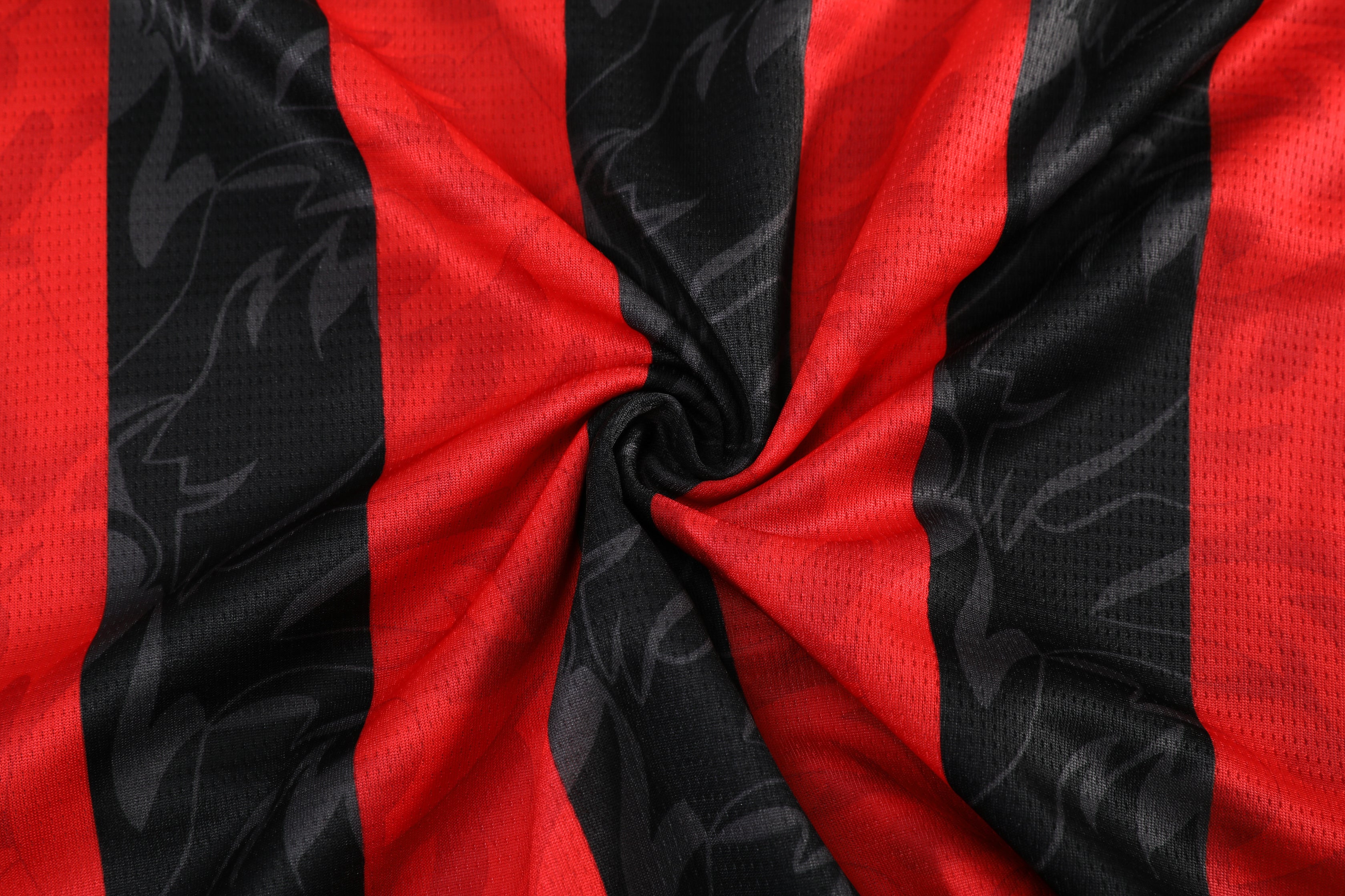 AC Milan Home 25/26 full set breathable fabric detail