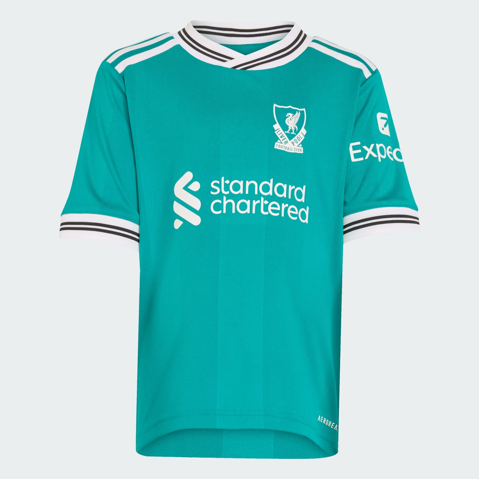 Liverpool Third 25/26 kids kit breathable fabric detail