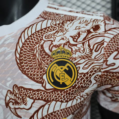 Real Madrid White and Brown Dragon 24/25