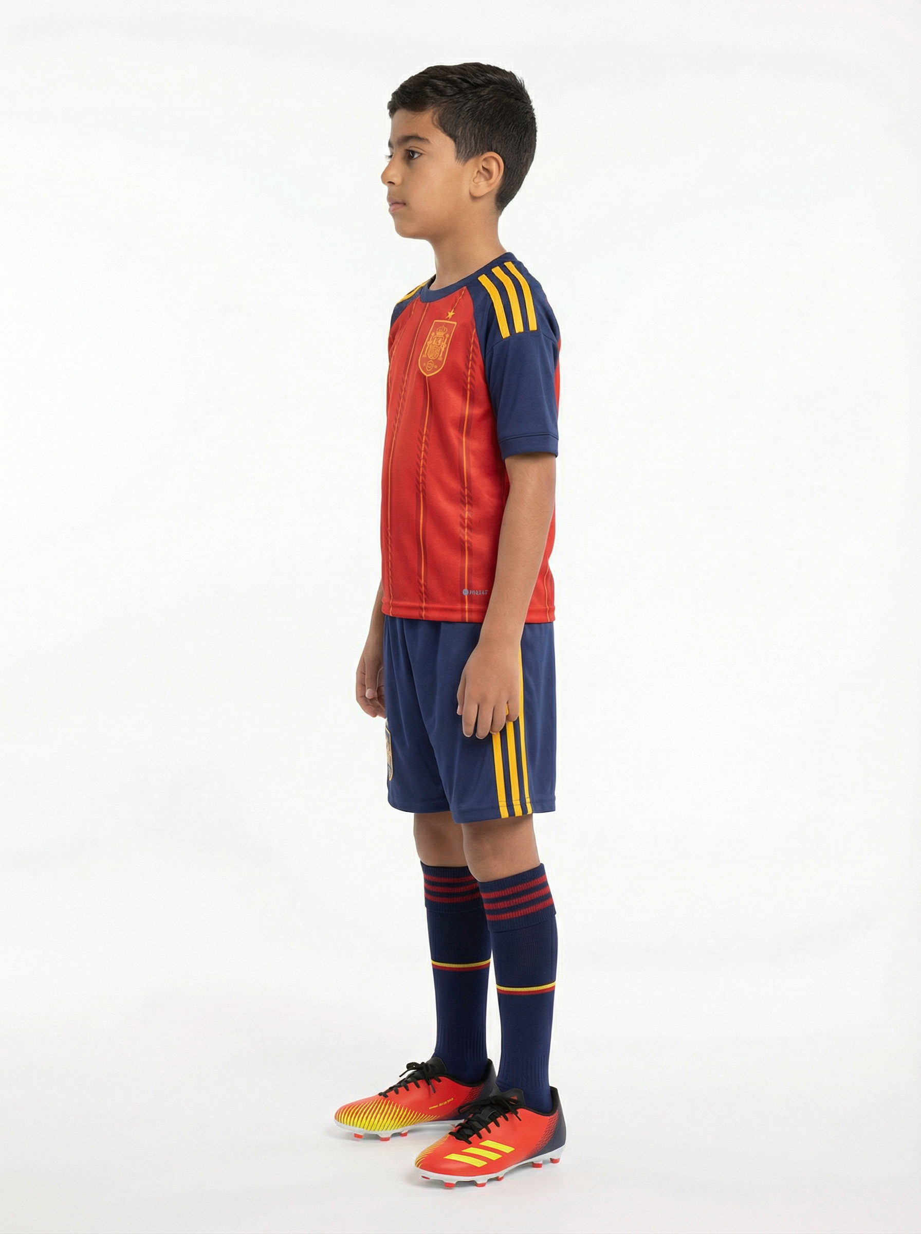 Spain Home Kids Kit 25/26 breathable polyester football set