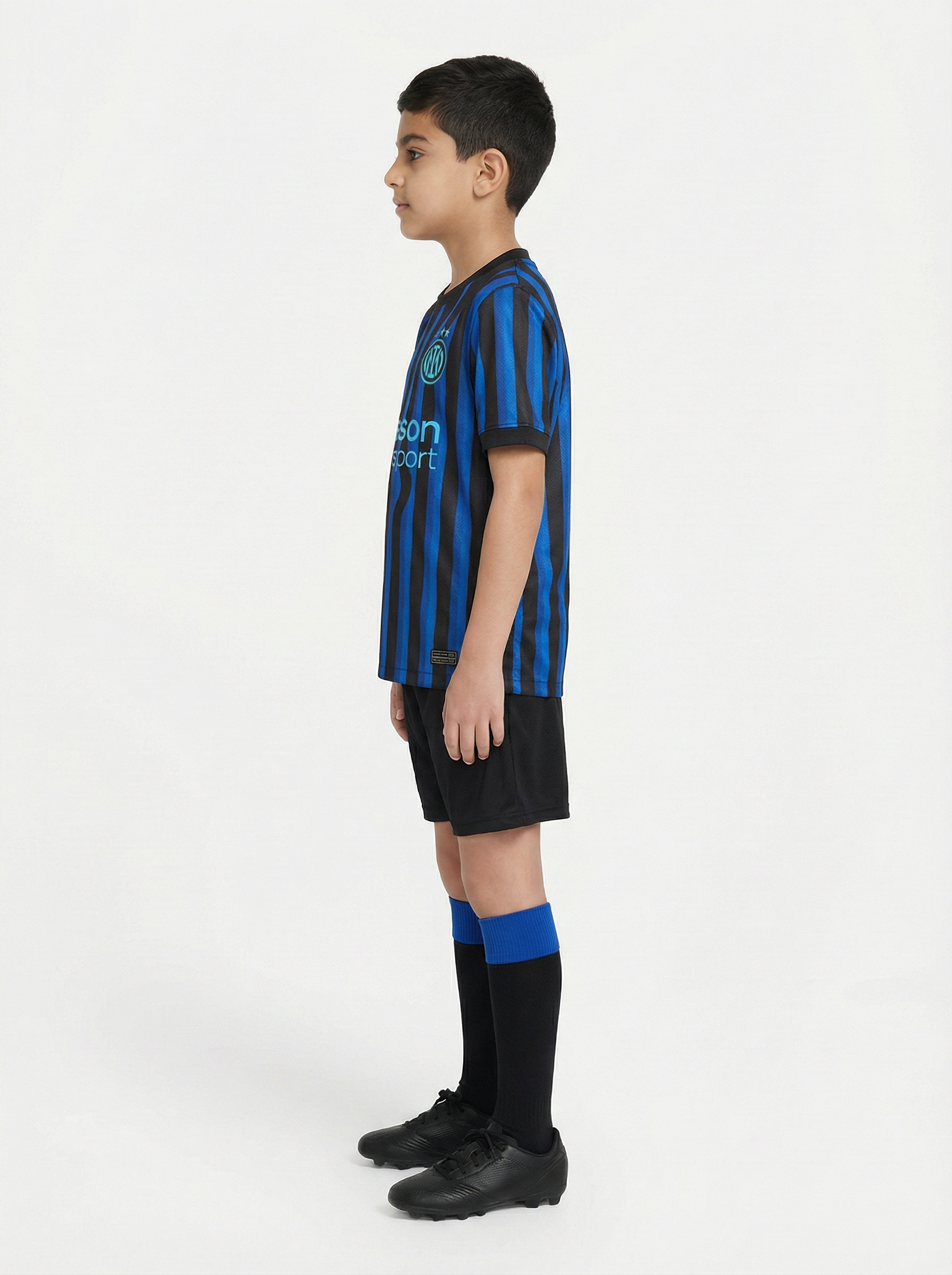 Inter Milan Home kids kit 2025 2026 breathable polyester set