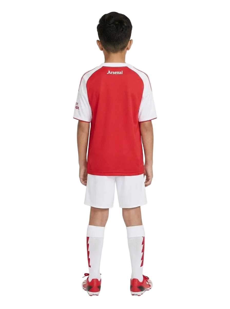 Arsenal Home 25/26 kids jersey and shorts premium quality