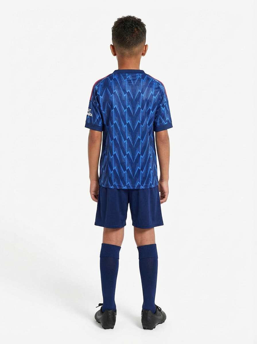Arsenal Away 25/26 kids complete football outfit