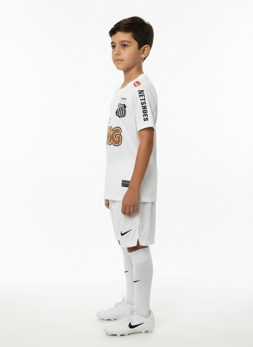 Santos Home 12/13 kids complete football outfit