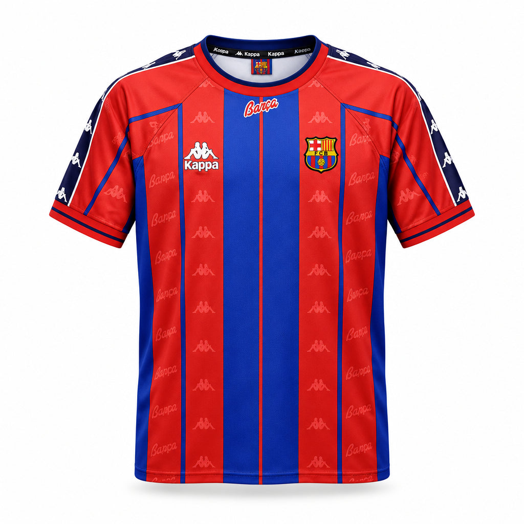قميص برشلونة الأساسي الكلاسيكي لموسم 97/98