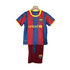 Barcelona Home 10/11 Kids Kit with Socks Without Logo