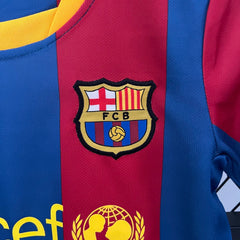 Barcelona Home 10/11 Kids Kit with Socks Without Logo