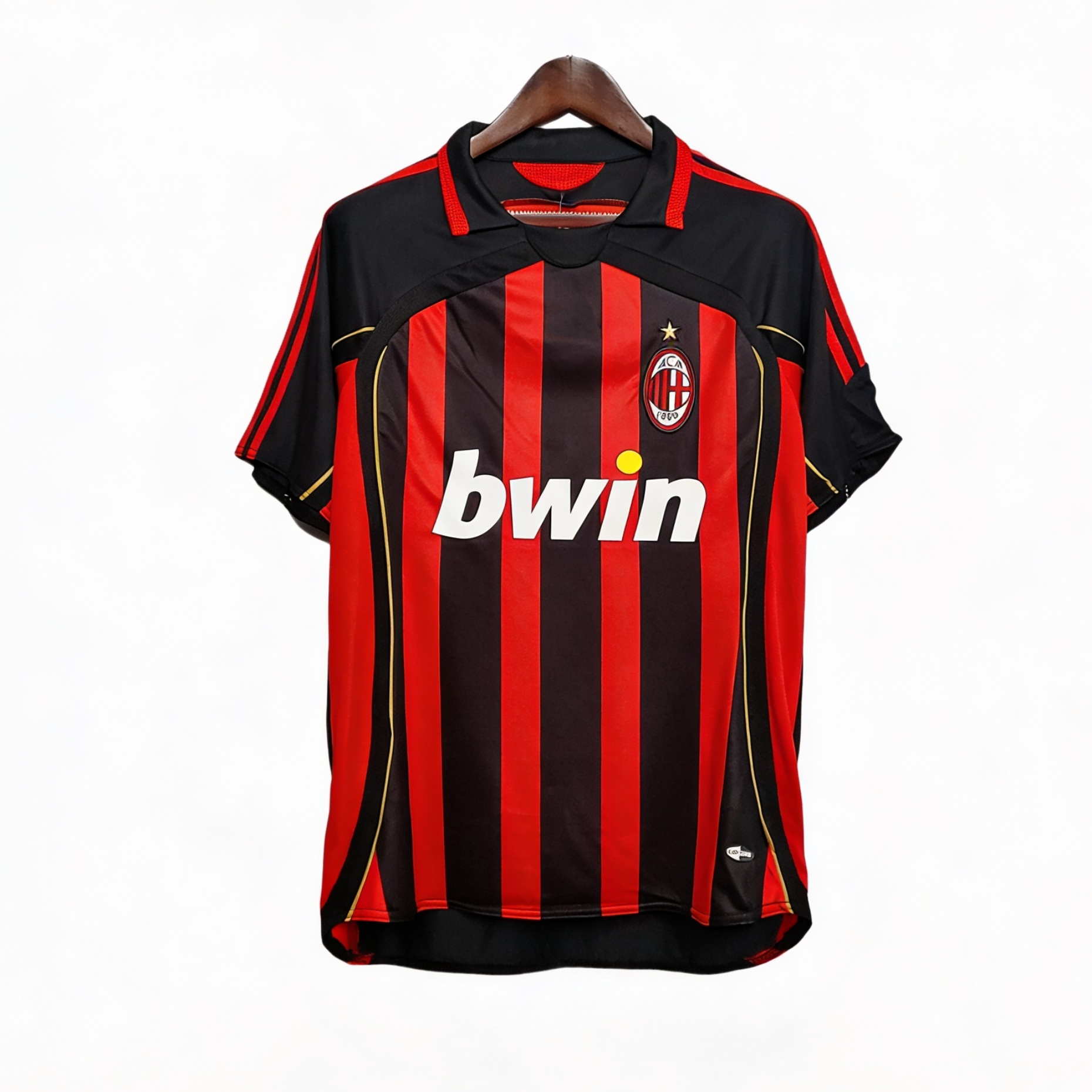 AC Milan Home 06/07 Retro Fan Edition Jersey red and black