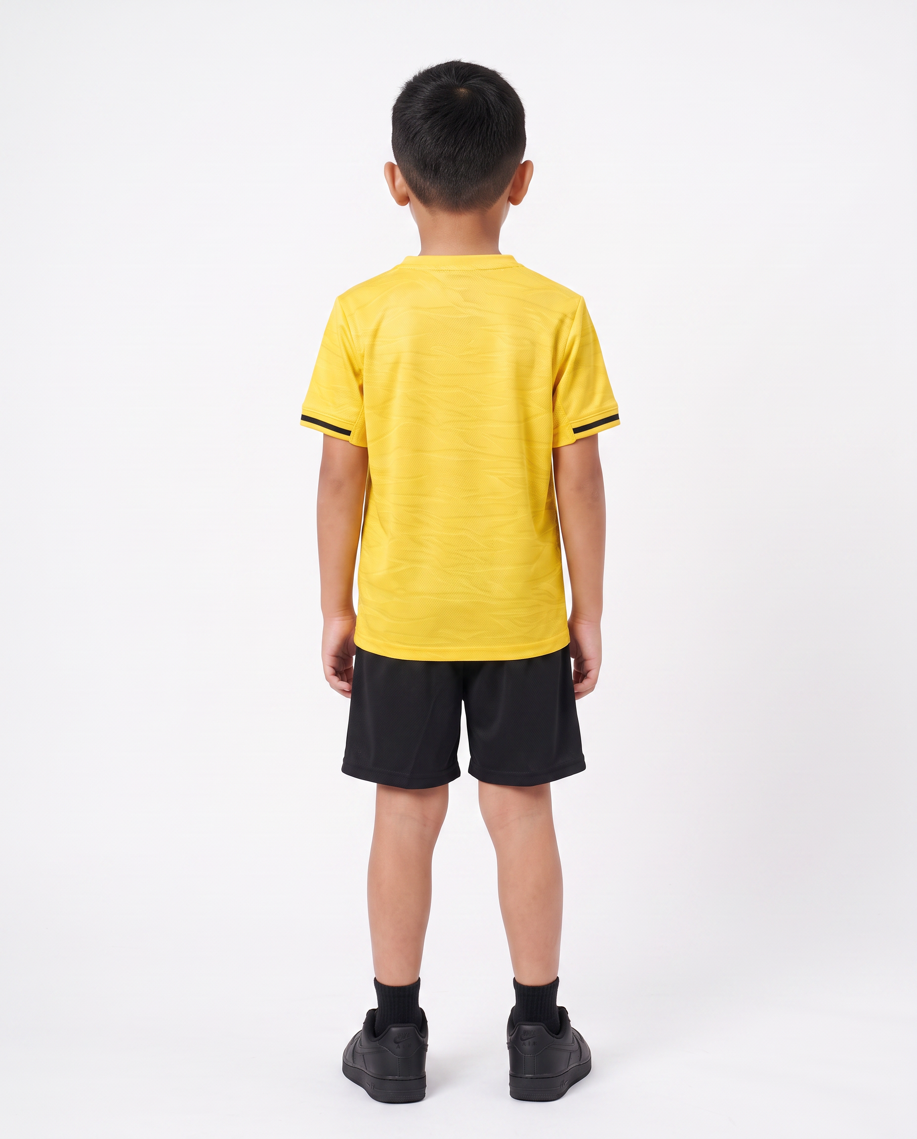 Yellow Football Kids Kit (T-Shirt + Shorts) by Q9 Sport – product image 2