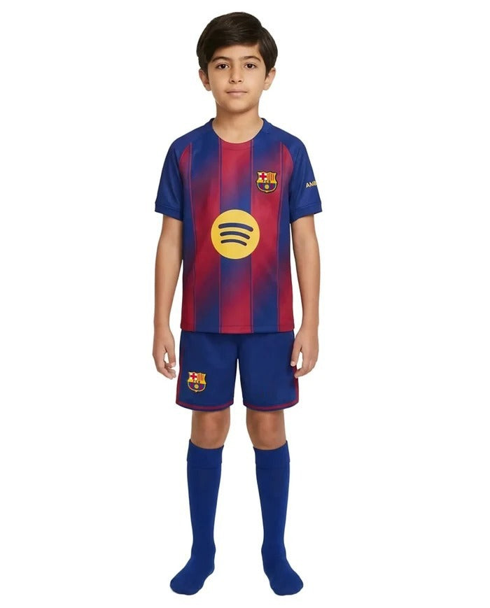 Barcelona Home 25/26 Kids Kit
